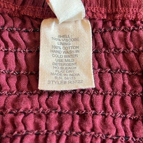 Raga Boho Front Knot Crop Top - Picture 7 of 7